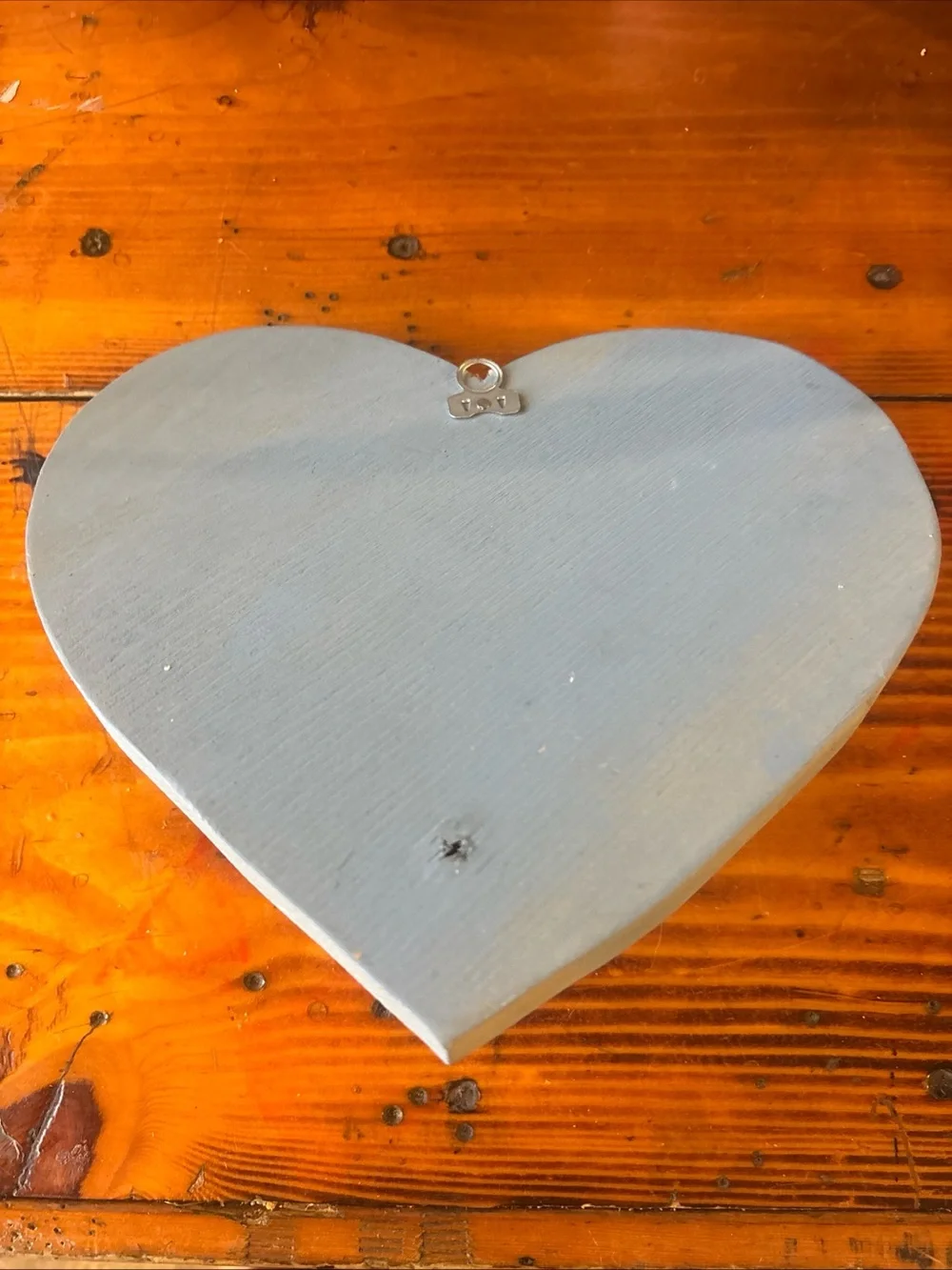 Heart-Shaped Wall Hook in Light Gray